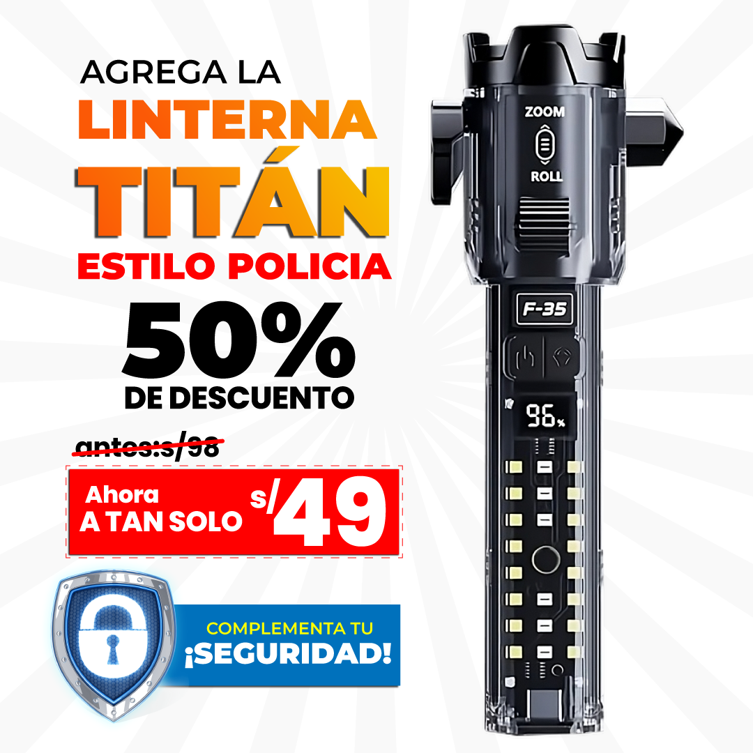PRECIO OFERTA LINTERNA POLICIA