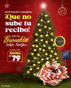 GUIRNALDA SOLAR ABEJITA 🐝💡