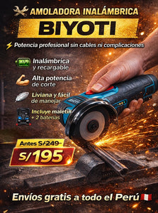 AMOLADORA INALAMBRICA BIYOTI