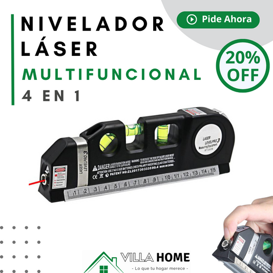 Nivelador Láser Multifuncional 4 en 1