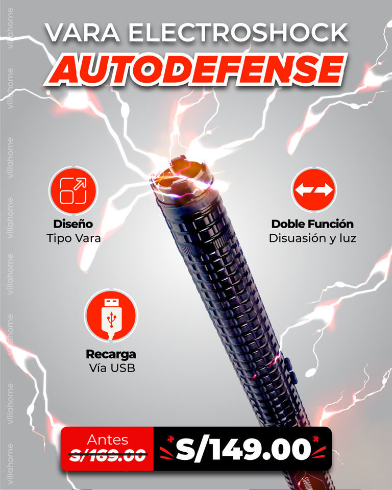 VARA ELECTROSHOCK FUTURISTA DEFENSE