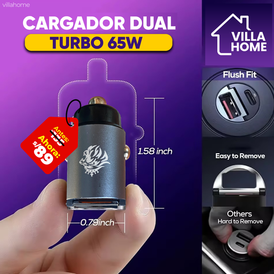CARGADOR DUAL KAPERH l 65WATTS
