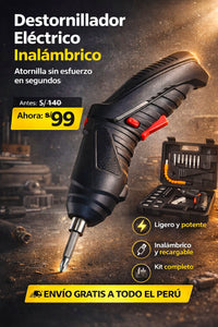 DESTORNILLADOR ELECTRICO INALAMBRICO