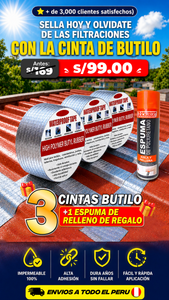 CINTA BUTILO + 🎁ESPUMA RELLENO