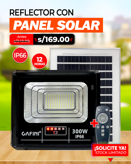 REFLECTOR SOLAR 300W l CAFINI 🌞