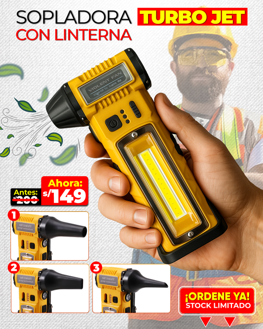 SOPLADORA TURBO JET MULTIFUNCIONAL l 2025