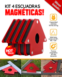 KIT 4 ESCUADRAS MAGNÉTICAS