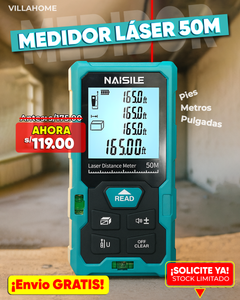 Medidor Láser NAISILE PRO 50M📐