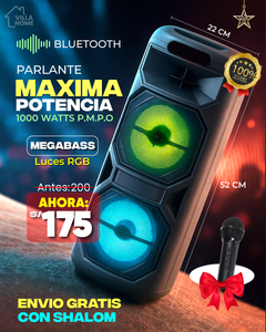 PARLANTE BLUETOOH MEGABASS
