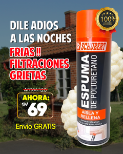 ESPUMA EXPANSIVA POLIURETANO