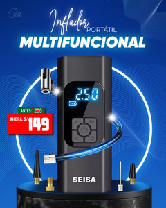 Inflador Portátil MULTIFUNCIONAL 🔥💯