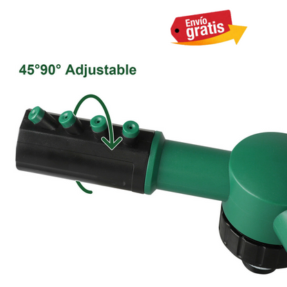 Rociador de Agua Giratorio de 360 grados - Boquillas de 3 brazos